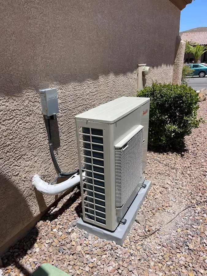 Residential air conditioning condenser unit in Kochville